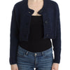 John Galliano Blue cropped cardigan
