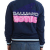 John Galliano Blue zip cotton cardigan