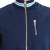 John Galliano Blue zip cotton cardigan