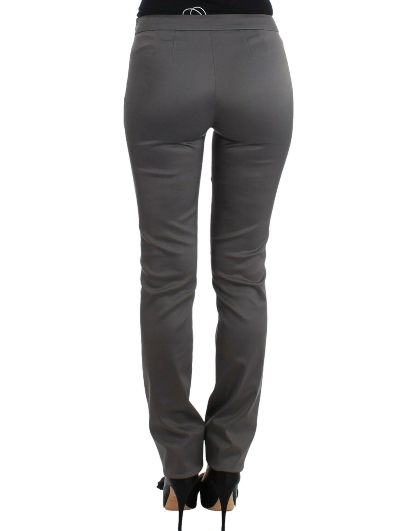 Pantalon slim gris chic de John Galliano