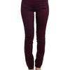 John Galliano Purple slim fit pants