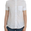John Galliano White Cotton Shirt Top