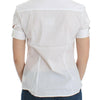 John Galliano White Cotton Shirt Top