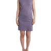 John Galliano Purple cotton jersey dress