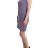 John Galliano Purple cotton jersey dress