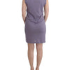 John Galliano Purple cotton jersey dress