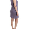 John Galliano Purple cotton jersey dress