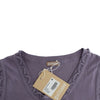 John Galliano Purple cotton jersey dress
