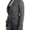 Cavalli Gray wool knitted cardigan