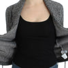 Cavalli Gray wool knitted cardigan