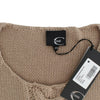 Cavalli Beigefarbener Strickpullover aus Wolle