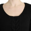 Cavalli Black knitted wool sweater