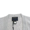 Cavalli Gray cropped wool cardigan