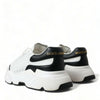 Dolce & Gabbana White Black Low Top Daymaster Sneakers Shoes