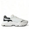 Dolce & Gabbana White Black Low Top Daymaster Sneakers Shoes