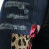 Dolce &amp; Gabbana – Mehrfarbige GRACE Skinny-Jeans im Patchwork-Stil