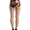 Dolce & Gabbana Multicolor Floral Polka Dot Hot Pants Shorts