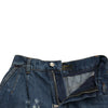 Dolce & Gabbana Blue Cotton High Waist Denim Hot Pants Shorts