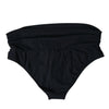 Dolce & Gabbana Black Nylon Stretch Swimwear Slip Bottom Bikini