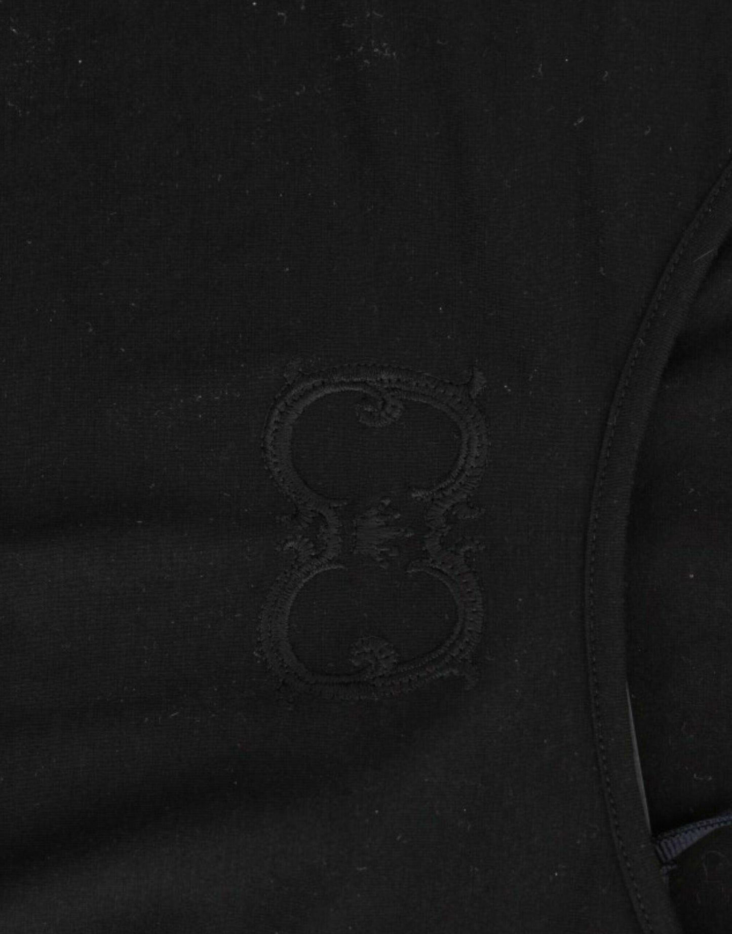 Cavalli Schwarzes Baumwolltop