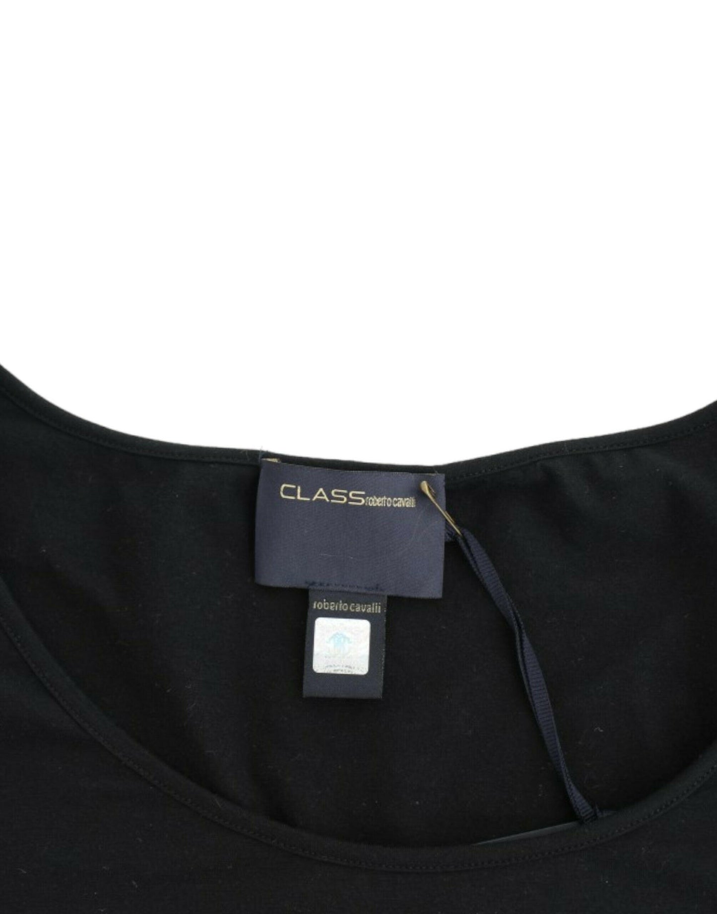 Cavalli Schwarzes Baumwolltop