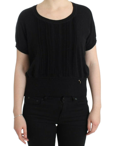 Cavalli Black short sleeved jumper