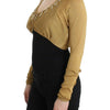 Cavalli Gold embellished gold shrug