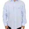 Cavalli Light blue cotton shirt