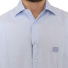 Cavalli Light blue cotton shirt