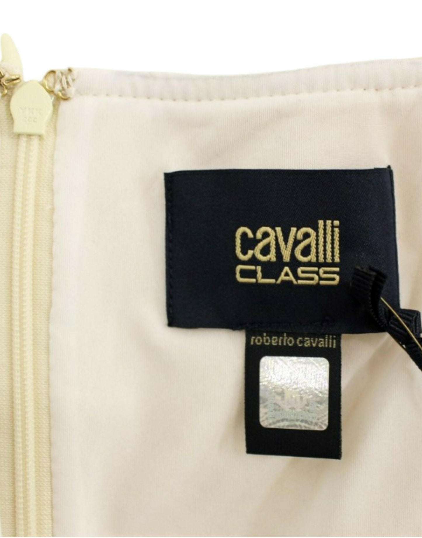Cavalli Schwarzes Etuikleid aus Spitze