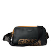 Dolce & Gabbana Black Exotic Leather Logo Belt Waist Fanny Pack Bag