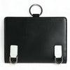 Dolce & Gabbana Black Leather Crystal Embellished Card Holder Wallet