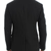 Dolce &amp; Gabbana – Brauner Slim-Fit-Blazer aus Wolle