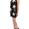 Dolce & Gabbana Masterpiece black crystal swarovski stars sheath dress