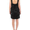 Dolce & Gabbana Black floral crystal embedded dress