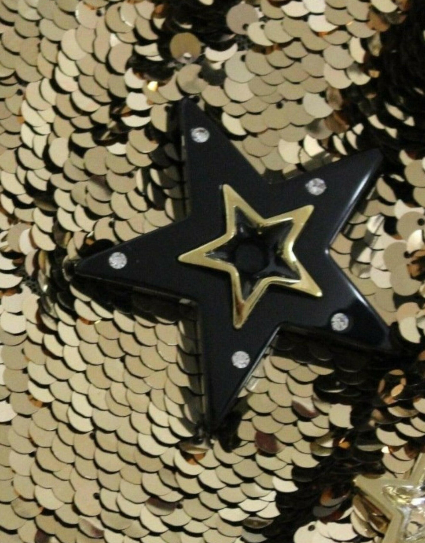 Dolce &amp; Gabbana Masterpiece – Kleid mit goldenen Pailletten und Swarovski-Kristallen