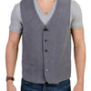 Costume National Gray cotton blend casual vest