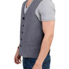 Costume National Gray cotton blend casual vest
