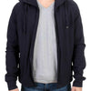 Costume National Blue hooded cotton sweater