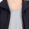 Costume National Blue hooded cotton sweater