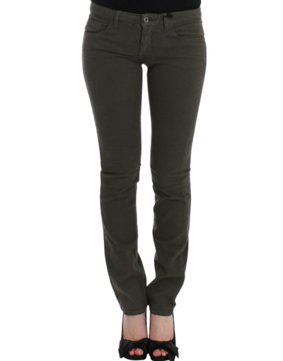 Costume National Green slim leg jeans