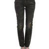 Costume National Gray distressed jeans