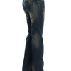 Costume National Chic Jean droit bleu en denim