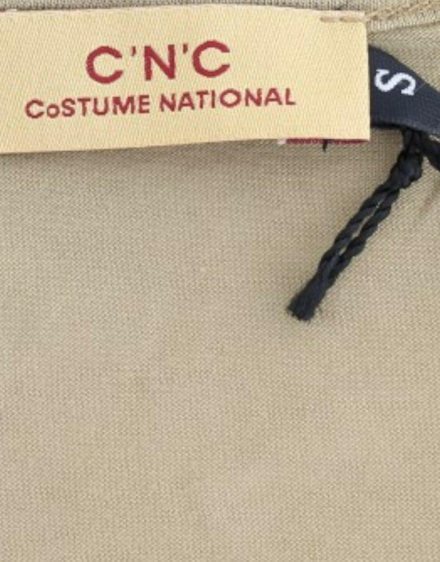 Costume National – Kurzärmliges T-Shirt mit grünem Aufdruck