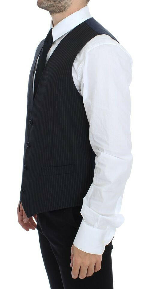 Dolce &amp; Gabbana – Graue Stretch-Weste für formelle Anlässe