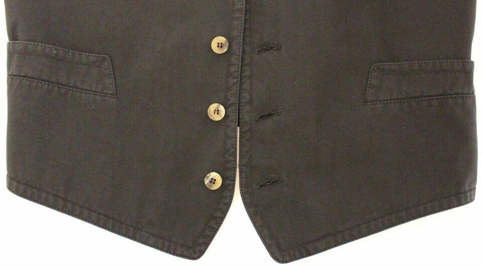 Dolce &amp; Gabbana – Schwarze Weste aus Baumwollmischung