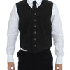 Dolce &amp; Gabbana – Schwarze Weste aus Baumwollmischung