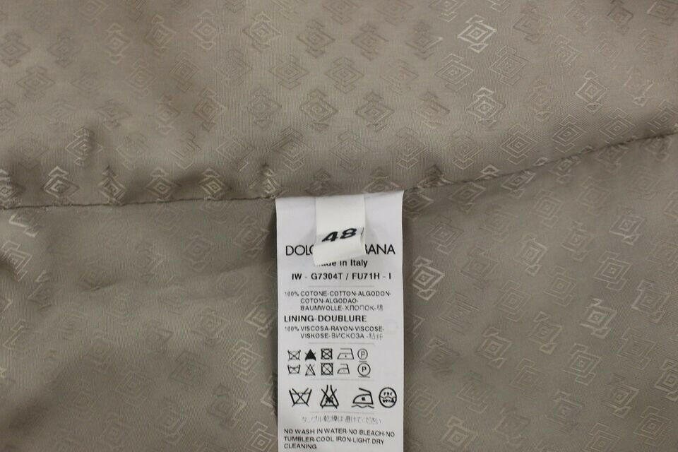 Dolce &amp; Gabbana – Schwarze Anzugweste aus Baumwolle mit Blazer