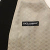 Dolce &amp; Gabbana – Schwarze Anzugweste aus Baumwolle mit Blazer