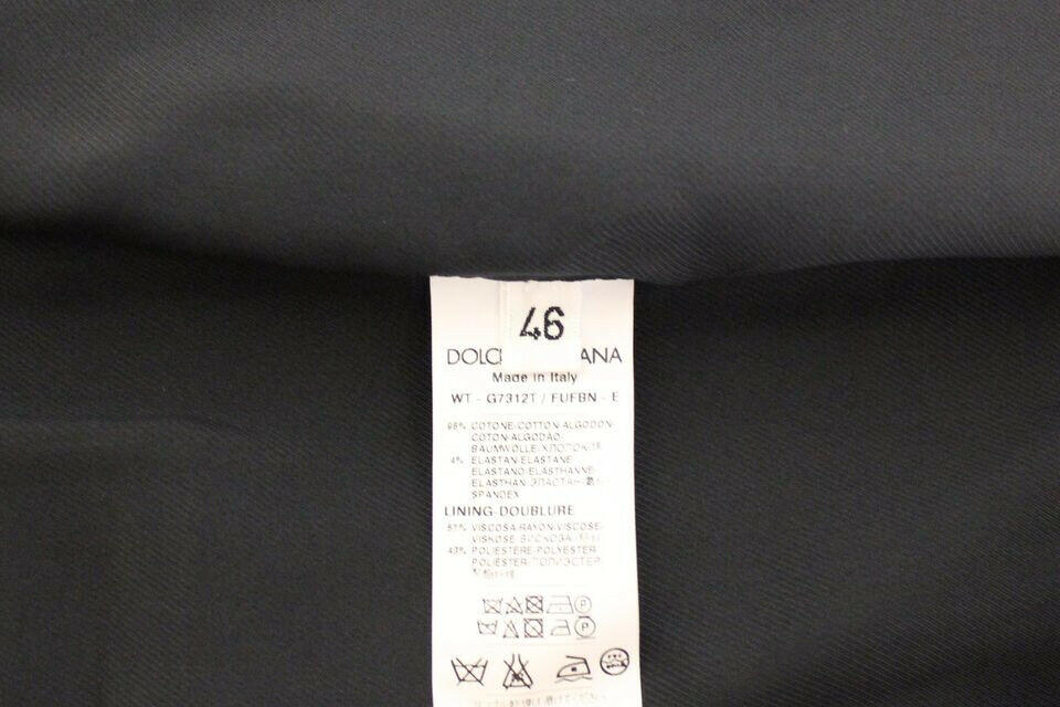 Dolce &amp; Gabbana – Blauer Blazer aus Baumwollstretch